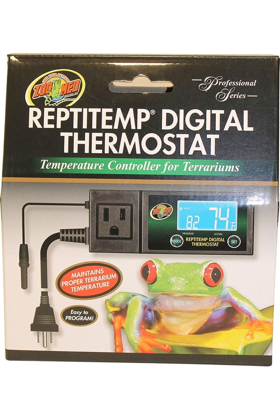 Laboratories Reptitemp Digital Thermostat Temperature Controller for Terrariums