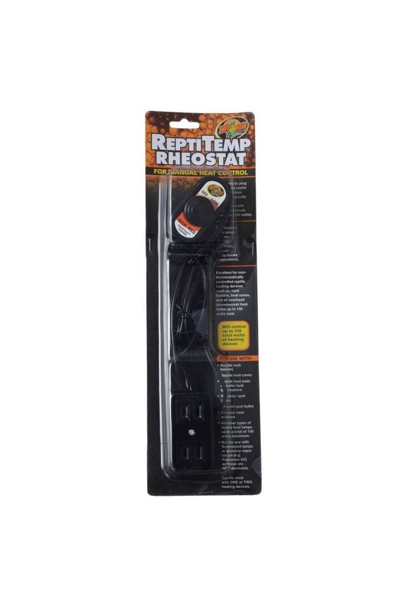 Zoo Med ReptiTemp Rheostat for Manual Heat Control [Reptile Heat Controllers, Reptile Supplies] 1 count