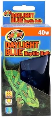 Zoo Med, Reptile Light Bulb, 2 count 60 watt, Daylight Blue