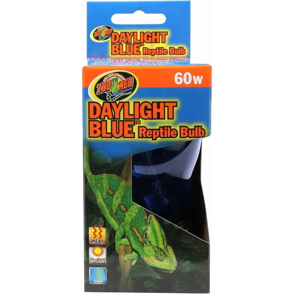 Zoo Med Daylight Blue Naturalistic True Blue Reptile UVA Bulb 60-Watts