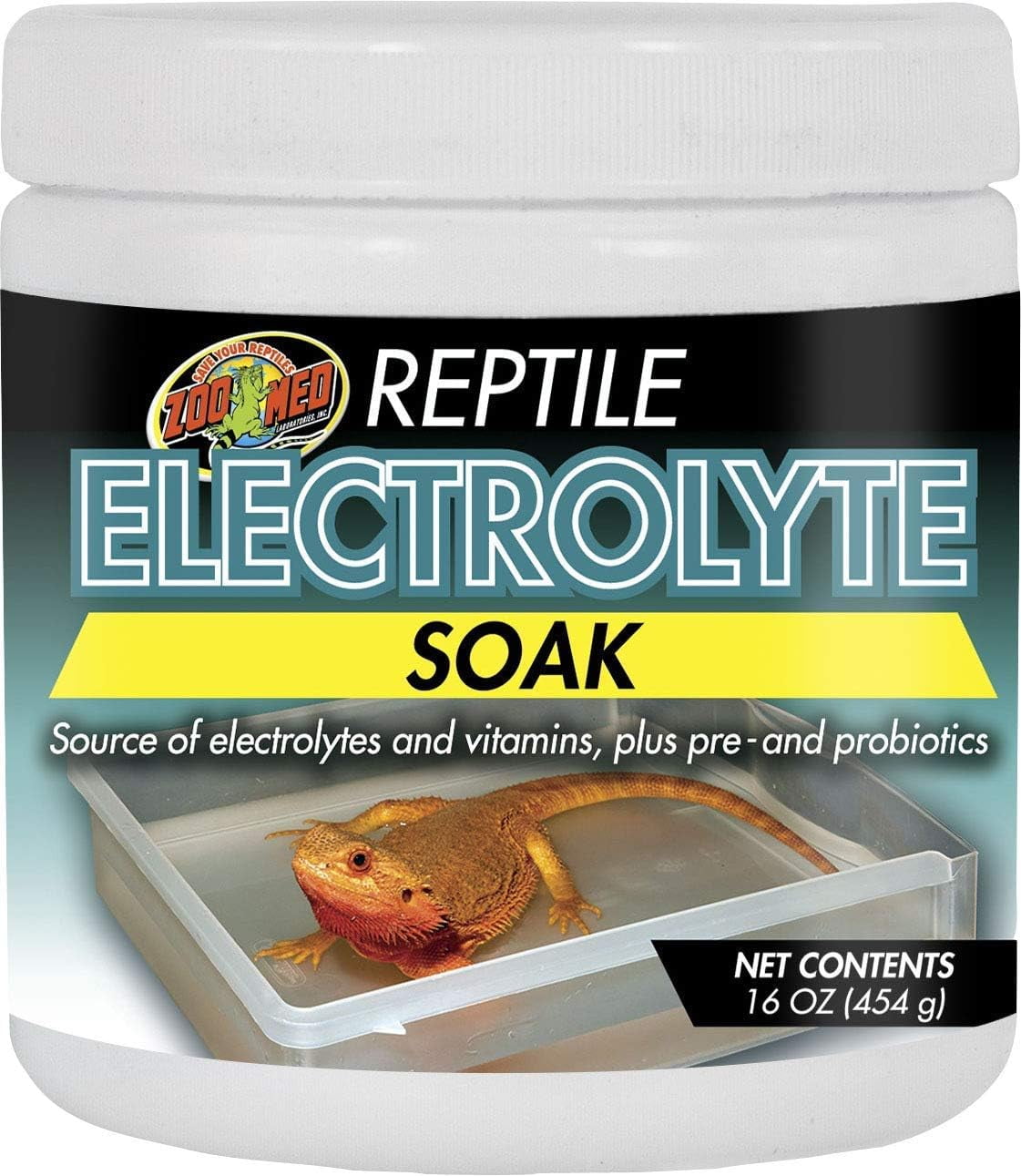 Zoo Med, Reptile Electrolyte Soak, 16 oz, Supports Hydration and Color ...