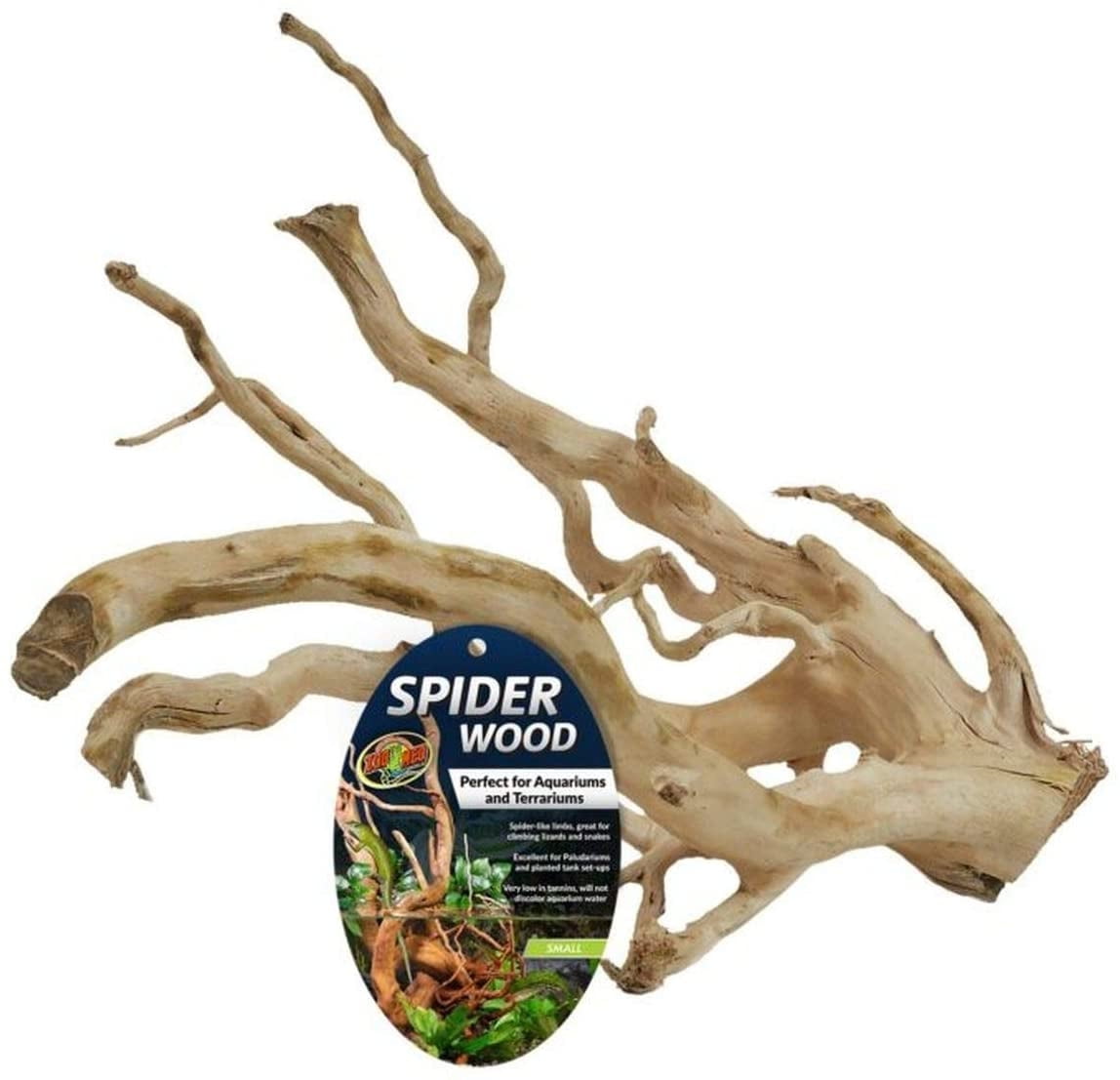 Small Pale Natural Spider Wood for Aquariums and Terrariums