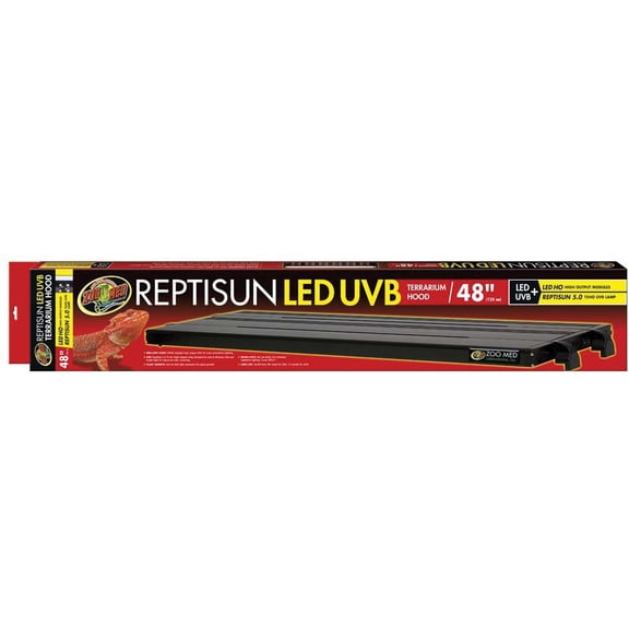 Zoo Med T5 ReptiSun LED UVB Terrarium Hood (48")
