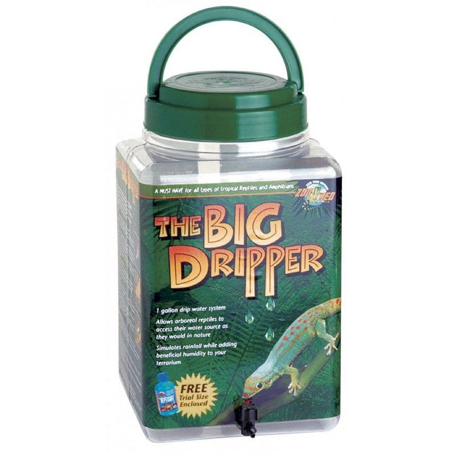 Zoo Med The Big Dripper 1 Gallon Drip Water System for Tropical Reptiles