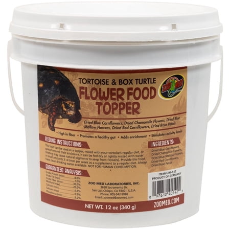 Zoo Med Tortoise and Box Turtle Flower Food Topper