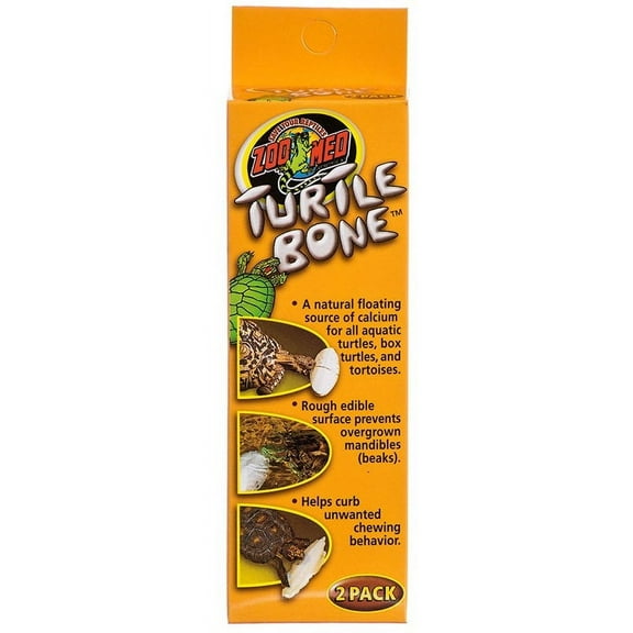 Zoo Med Turtle Bone Natural Floating Source of Calcium For Turtles [Health Care] 16 count (8 x 2 ct)