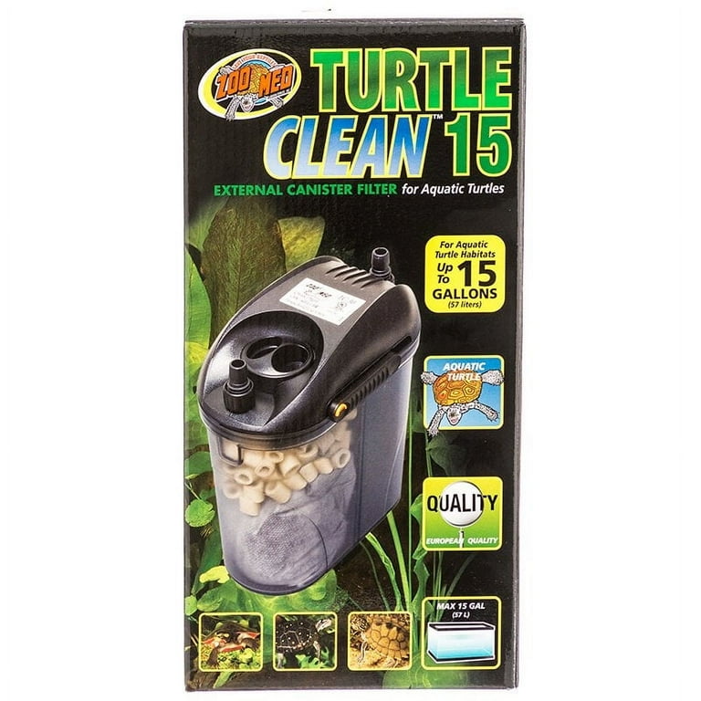 Zoo Med TurtleClean 15 External Canister Filter 15 gallon