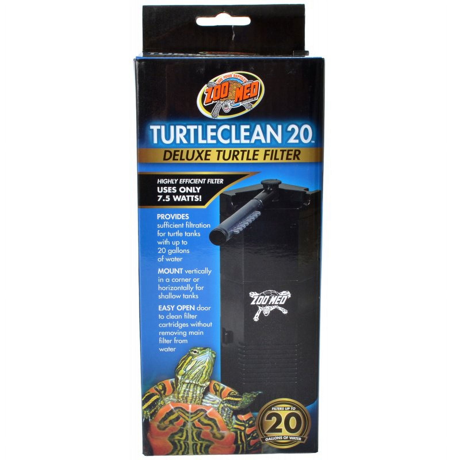 Zoo Med TurtleClean Deluxe Turtle Filter [] 20 gallon - Walmart.com