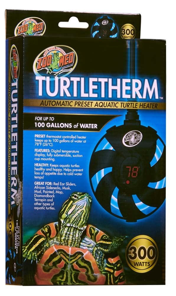 ZOO MED & AQUATROL Zoo Med Turtletherm Automatic Preset Aquatic Turtle Heater - 300 Watts