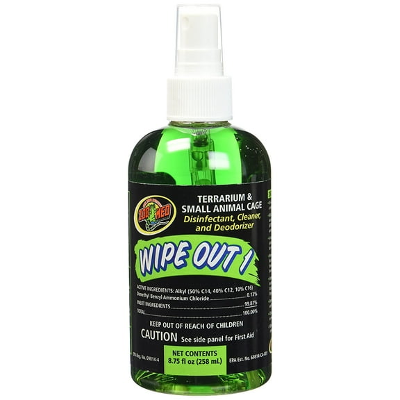 Zoo Med Wipe Out 1 Terrarium Cleaner, 8.75 Ounce
