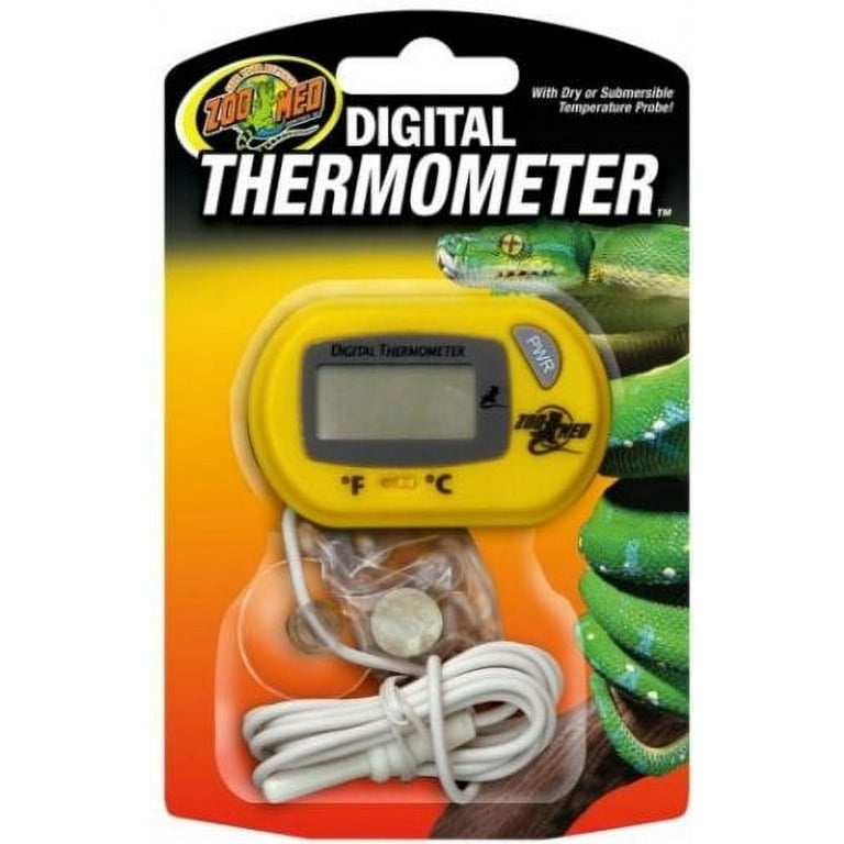 ZOO MED DIGITAL TERRARIUM THERMOMETER FOR REPTILES PROBE 