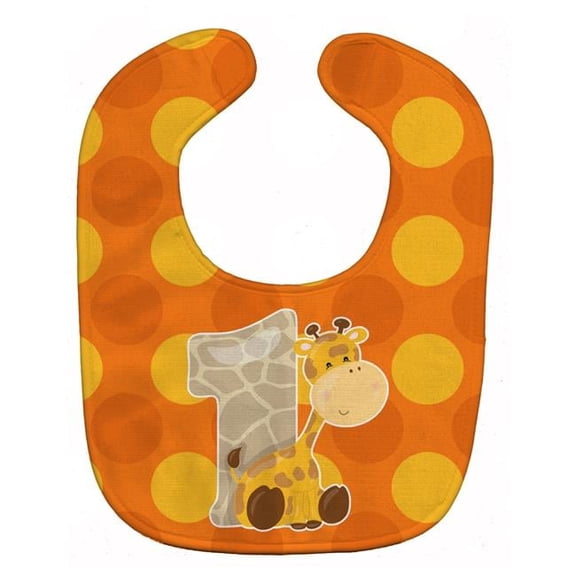 Zoo Month 1 Giraffe Baby Bib