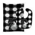 thumbnail image 1 of Zoo Month 7 Zebra Baby Bib and Burp Cloth, 1 of 1