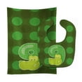 thumbnail image 1 of Zoo Month 9 Aligator Baby Bib and Burp Cloth, 1 of 1