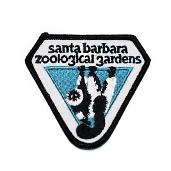 Zoo Park Santa Barbara Zoological Garden Lemur Patch Souvenir Iron-On Applique