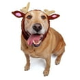 thumbnail image 1 of Zoo Snoods Reindeer Costume - Deer Antler Warm Knit Dog Snood Ear Wrap for Pets, Warm Neck Ear Cover Protection (Large), 1 of 8