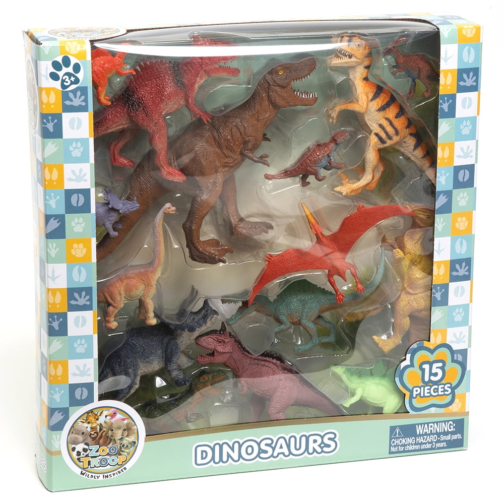 Zoo Troop Dinosaur Multipack – 15-Piece Prehistoric Adventure Set