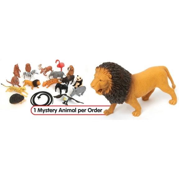 Zoo Troop Safari Animals – 1 Mystery Safari Animal Per Order | Novelty & Collectible Toy for Kids Ages 3+