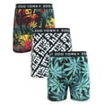thumbnail image 1 of Zoo York Men's 3 Pack Boxer Briefs - 360 Stretch Print Premium Underwear for Men in Hemp Size: Large, 1 of 5