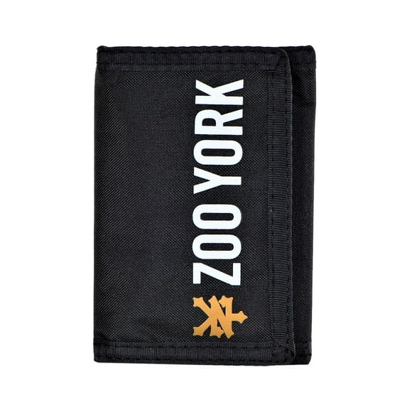 Zoo York Men's Nylon Trifold Wallet Black, One Size