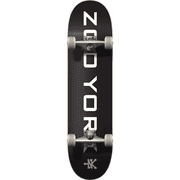 Zoo York Og 95 Logo Block Complete Skateboard -8.0 Black/White