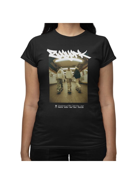 Underground Skate Photo Womens T-Shirt (Black, S-XXL)