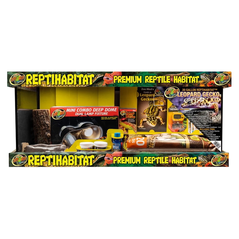 Zoo Med 20 Gallon ReptiHabitat™ Leopard Gecko Kit - Walmart.com