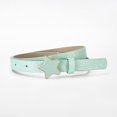ZooWhale Women Slim Snake Embossed Belt, Enamel Star Buckle - Walmart.com
