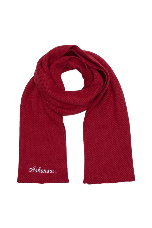 Cardinal Arkansas Razorbacks Fashion Knit Scarf