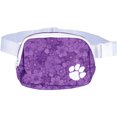 thumbnail image 1 of ZooZatz Clemson Tigers Floral Print Fanny Pack, 1 of 1