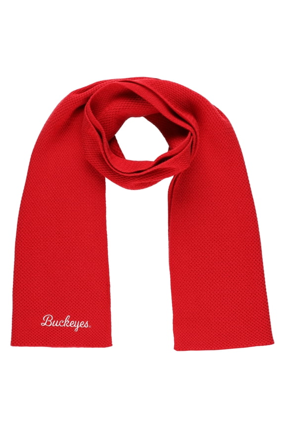 Scarlet Ohio State Buckeyes Fashion Knit Scarf