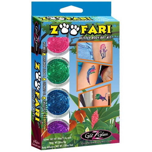 Zoofari Body Art Kit