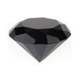 thumbnail image 1 of Zoogamo 4” / 100 mm Diamond Shaped Glass Crystal Paperweight – Home Office Decor & Wedding Favors Decoration with Gift Box (Black), 1 of 6