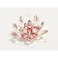 thumbnail image 1 of Zoogamo 4" Red Crystal Lotus Flower – Glass Home Decor for Feng Shui with Clear Reflection & Gift Box, 1 of 6