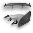 thumbnail image 1 of Zoogamo GT Wing – Universal Fit 3D JDM Carbon Fiber Rear Trunk Deck Spoiler with Accessories Kit (57.08” Length / 7” Bracket Height), 1 of 5