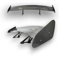 thumbnail image 1 of Zoogamo GT Wing – Universal Fit 3D JDM Carbon Fiber Rear Trunk Deck Spoiler with Accessories Kit (61.8” Length / 10” Bracket Height), 1 of 5
