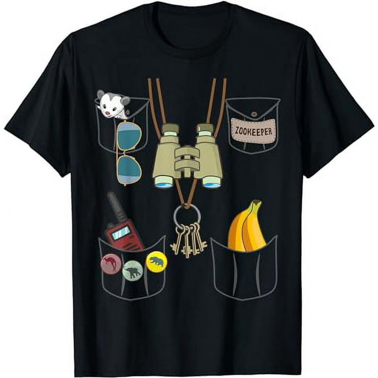 Zookeeper Costume Shirt - Halloween Jungle Explorer Zookeeper Costume Shirt - Halloween Jungle Explorer