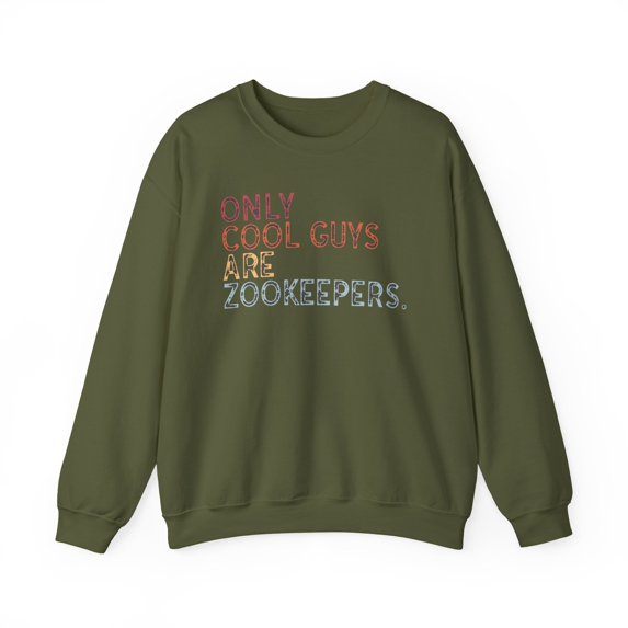 Zookeeper Sweatshirt Gifts Crew Neck Shirt Long Sleeve Unisex