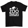 thumbnail image 1 of Zookeeper Zoo Wild Animals T-Shirt Men Women Unisex, 1 of 2