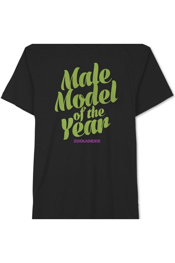 Mens Main Man Graphic T-Shirt, Black, Small
