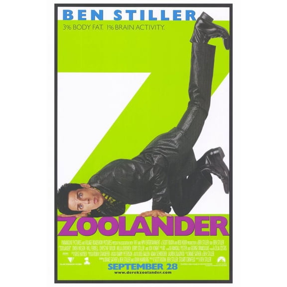 Zoolander Movie Poster Print (11 x 17)
