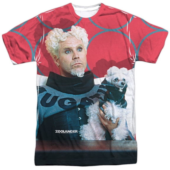 Zoolander Mugatu Allover Print Officially Licensed Sublimation Adult T Shirt