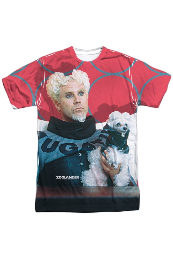 Zoolander Mugatu Allover Print Officially Licensed Sublimation Adult T Shirt