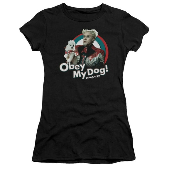 Zoolander - Obey My Dog - Juniors Teen Girls Cap Sleeve Shirt - X-Large