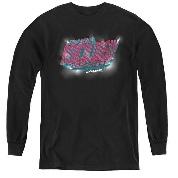 Zoolander - Ridiculously Good Looking - Youth Long Sleeve Shirt - Medium