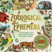 Zoological Ephemera Sticker Book Over 680 Stickers!, Paperback