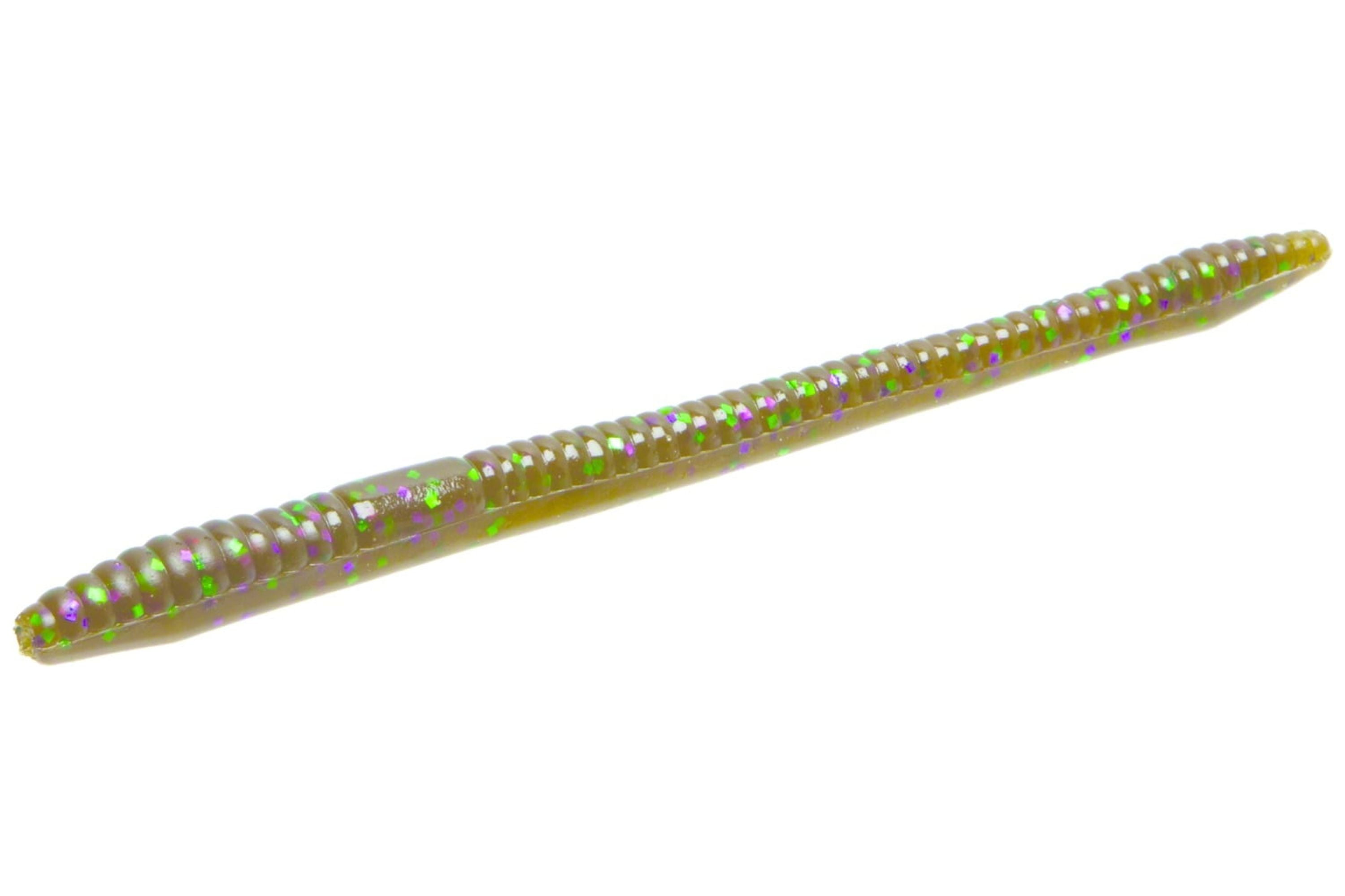 Zoom Finesse Chartreuse Pepper 4.5'', 20Pk, Soft Baits 