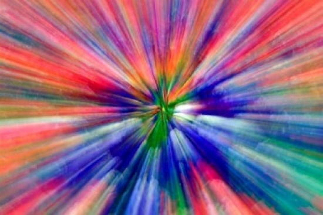 Zoom Abstract of Pansy Flowers Canvas Art - Jaynes Gallery DanitaDelimont (17 x 11)