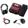 thumbnail image 1 of Zoom B1X Four Bass Multi-Effects Pedal (Expression Pedal) with Polsen HPC-A30 Monitor Headphones, 9V Power Adapter & 10ft Instrument Cable Bundle, 1 of 7