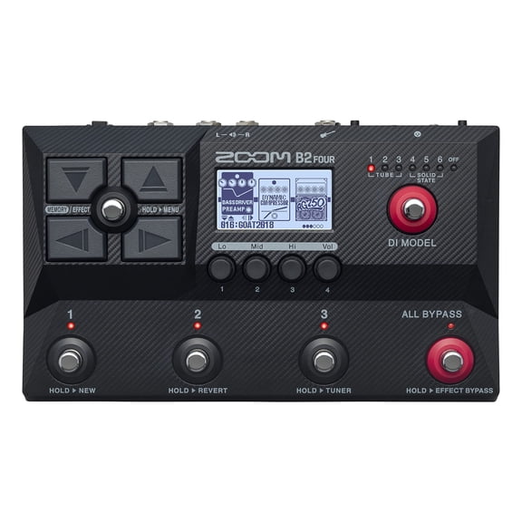 Zoom B2 FOUR Amp and Effects Emulator